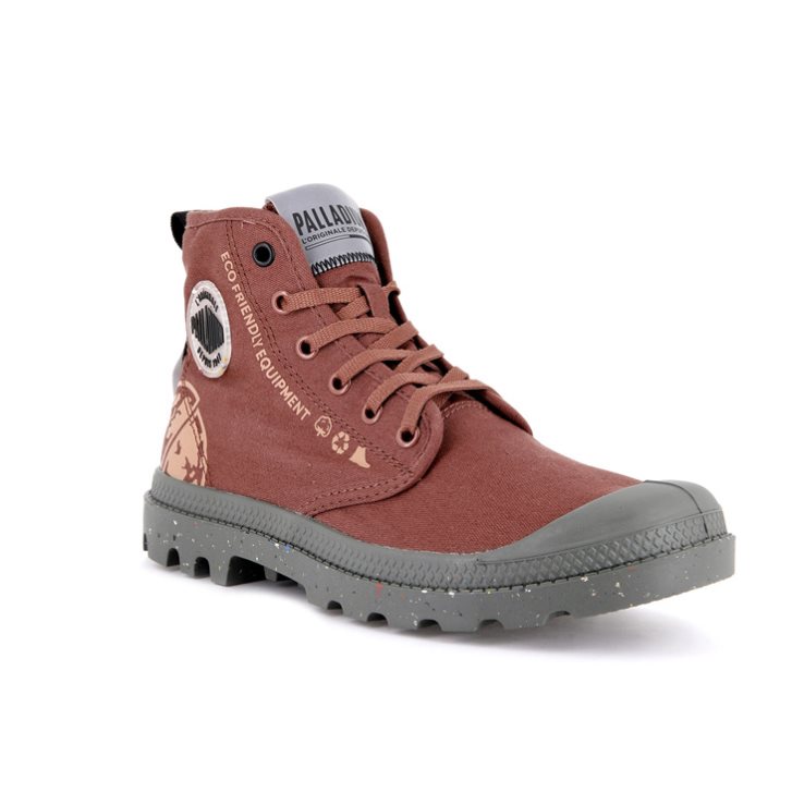 Palladium Pampa Organic Metro Laarzen Dames Koraal | NL 52GODUP